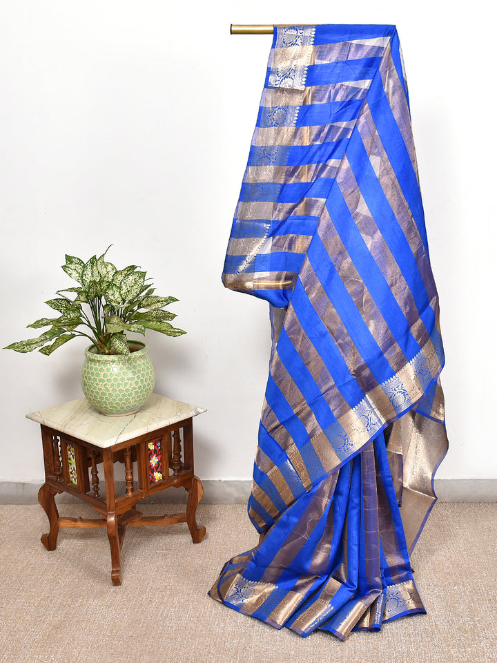 NUMASHI : BANARASI TISSUE CHINIYA KATAN SILK SAREE