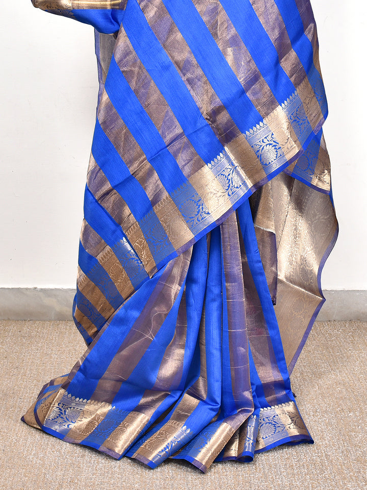 NUMASHI : BANARASI TISSUE CHINIYA KATAN SILK SAREE