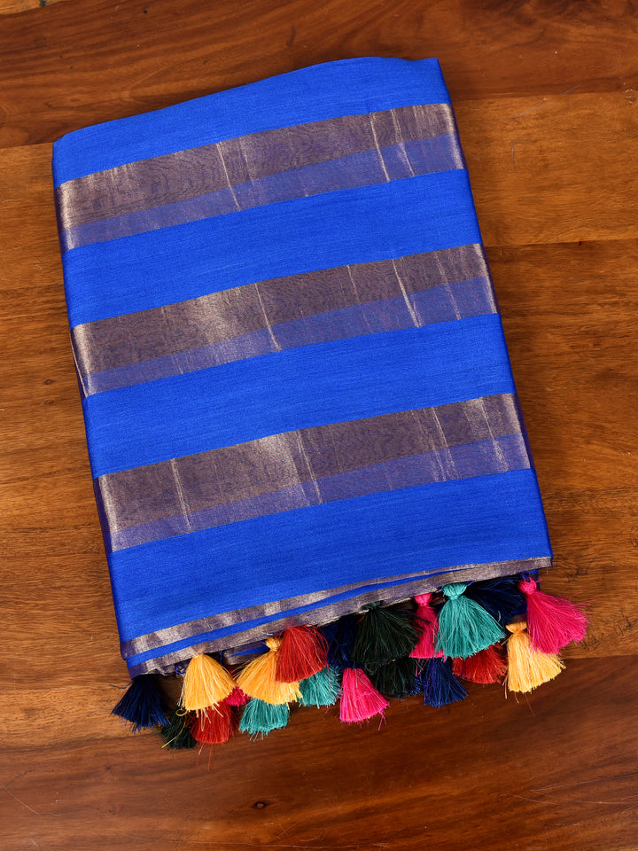 NUMASHI : BANARASI TISSUE CHINIYA KATAN SILK SAREE