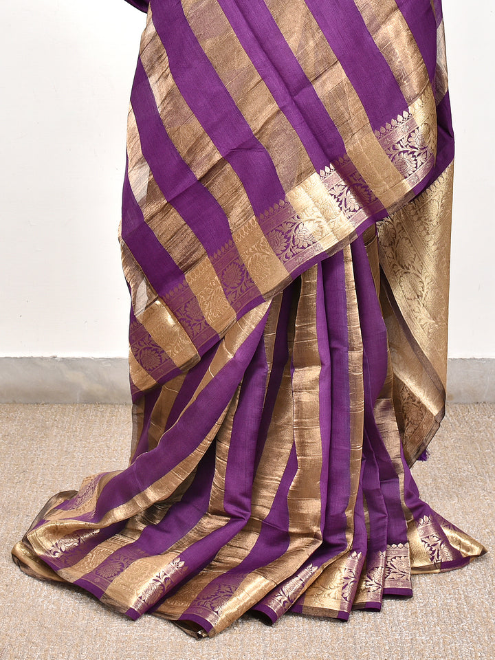 LOPA : BANARASI TISSUE CHINIYA KATAN SILK SAREE