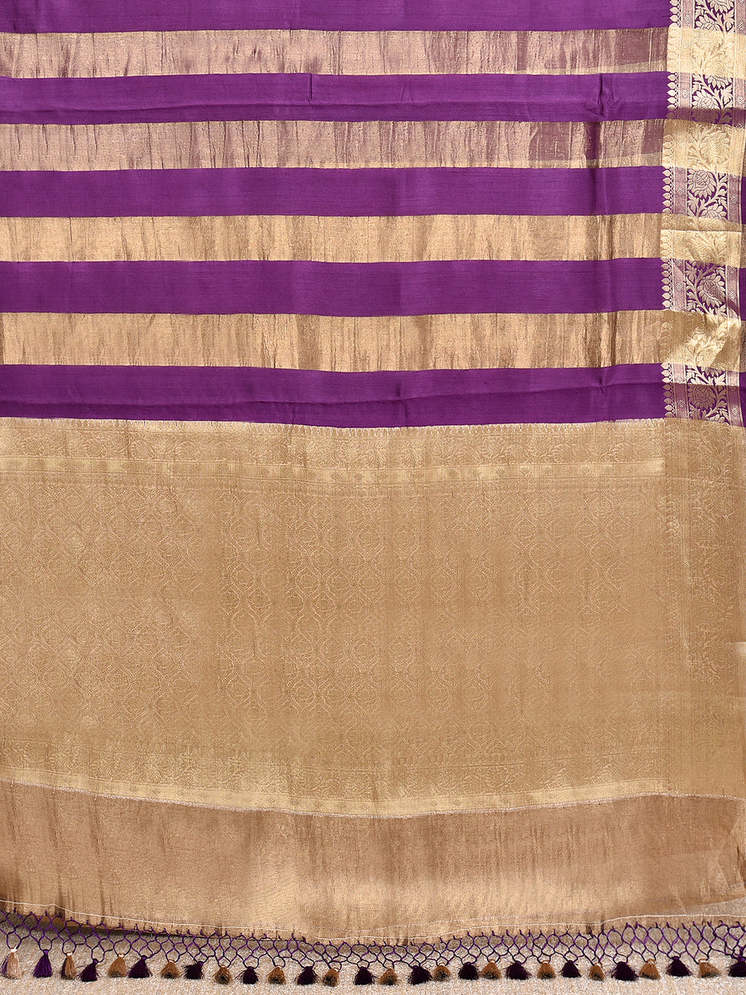 LOPA : BANARASI TISSUE CHINIYA KATAN SILK SAREE
