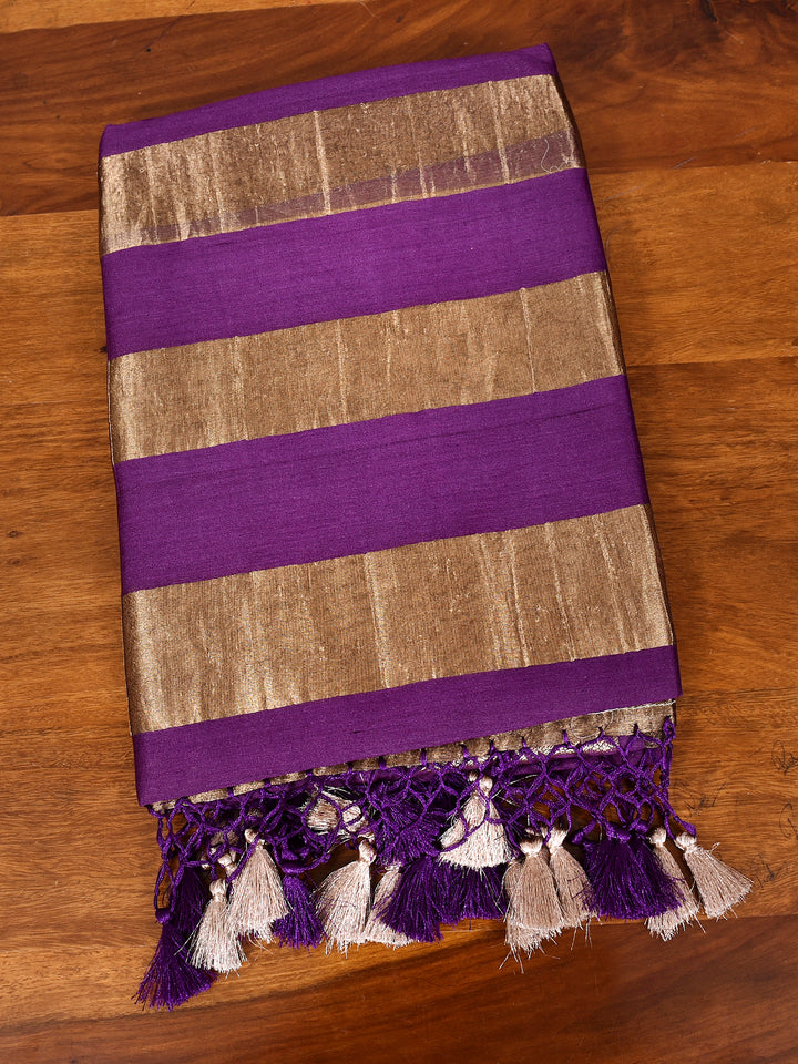 LOPA : BANARASI TISSUE CHINIYA KATAN SILK SAREE