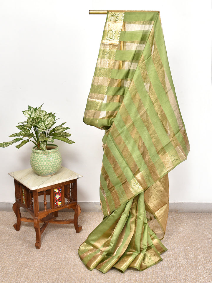 JASSI : BANARASI TISSUE CHINIYA KATAN SILK SAREE