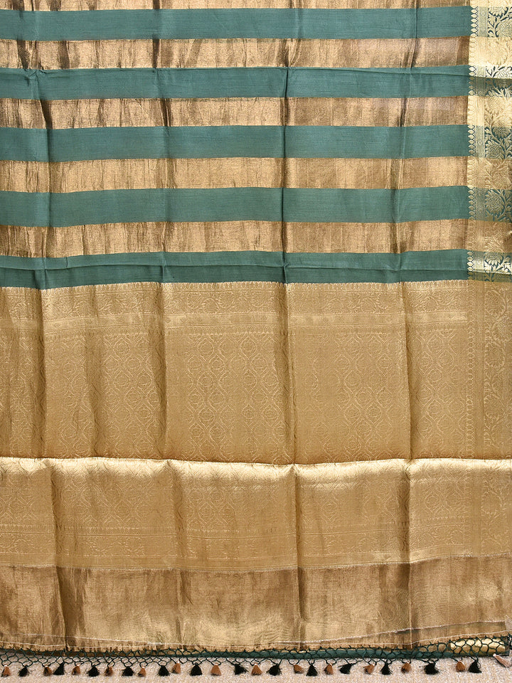 ARUSHI : BANARASI TISSUE CHINIYA KATAN SILK SAREE