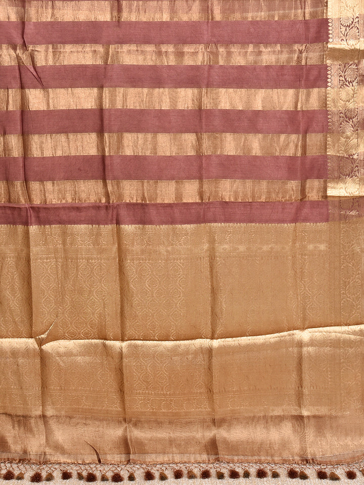 JENNY : BANARASI TISSUE CHINIYA KATAN SILK SAREE