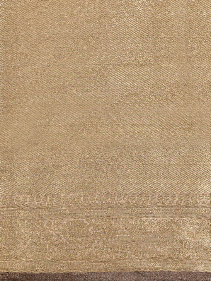 MAKTISHA  : BANARASI TISSUE CHINIYA KATAN SILK SAREE
