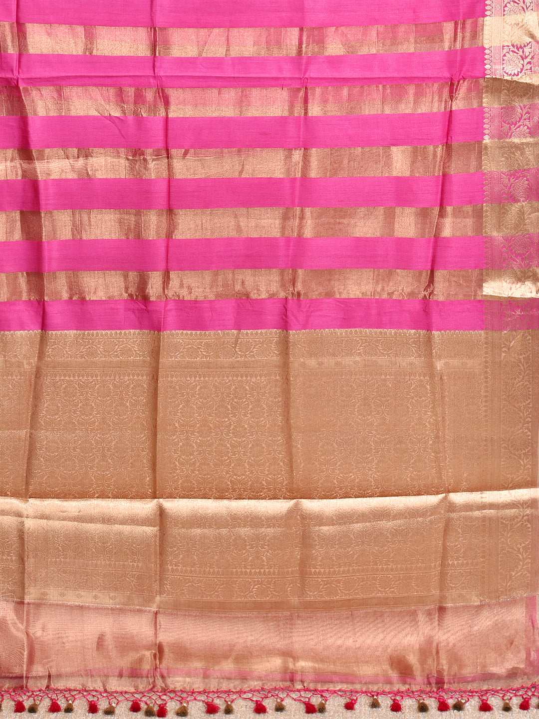 DEBINA : BANARASI TISSUE CHINIYA KATAN SILK SAREE