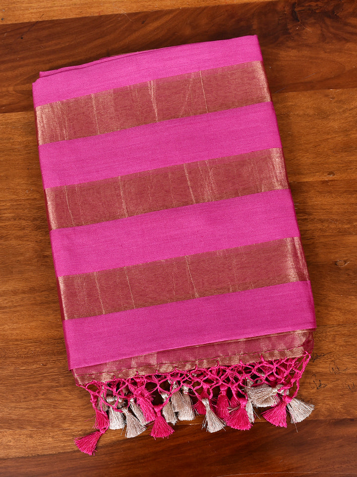 DEBINA : BANARASI TISSUE CHINIYA KATAN SILK SAREE