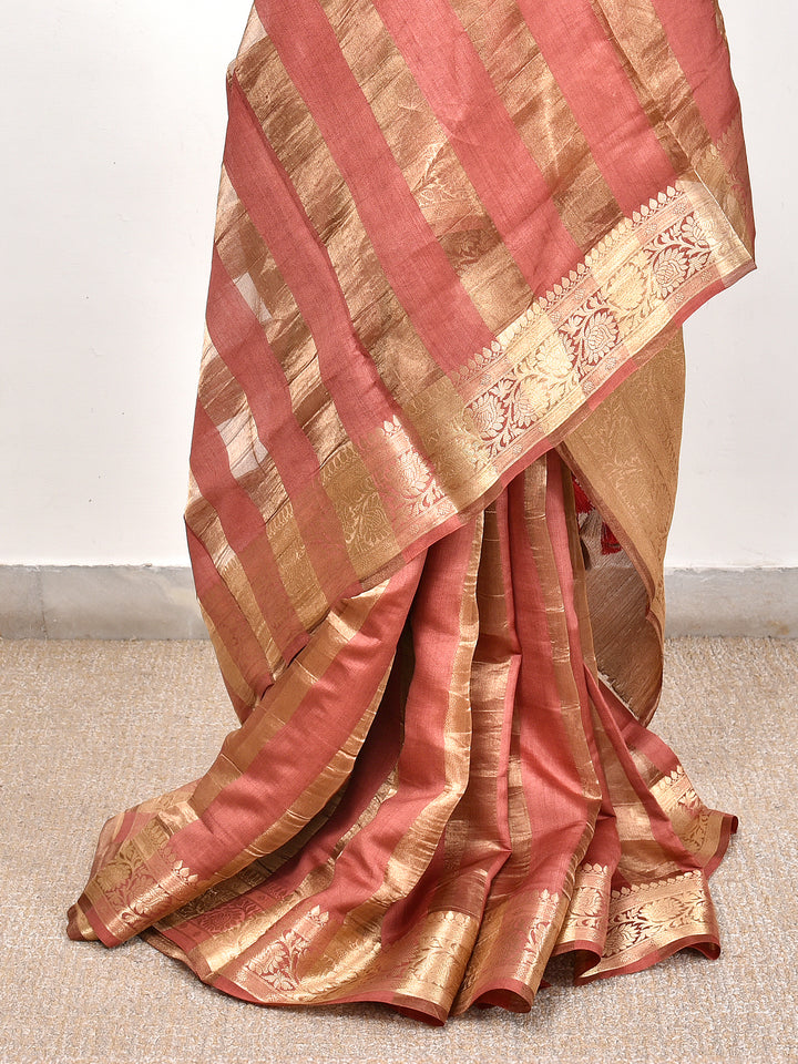 HIMALI  : BANARASI TISSUE CHINIYA KATAN SILK SAREE