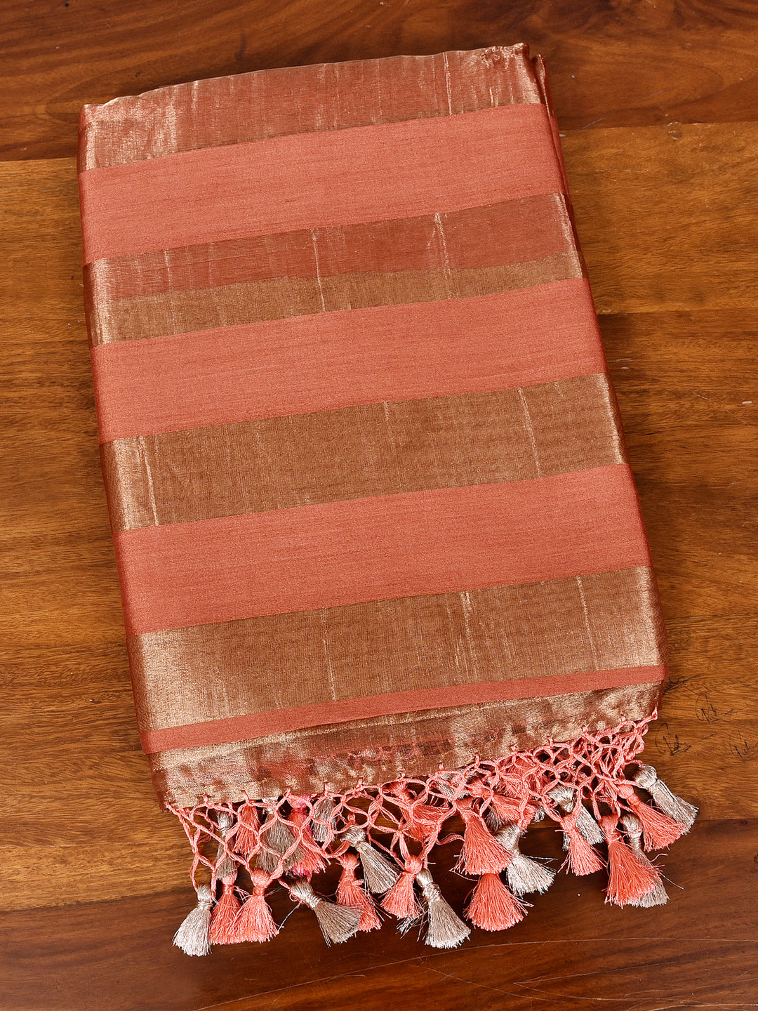 ZENAB : BANARASI TISSUE CHINIYA KATAN SILK SAREE