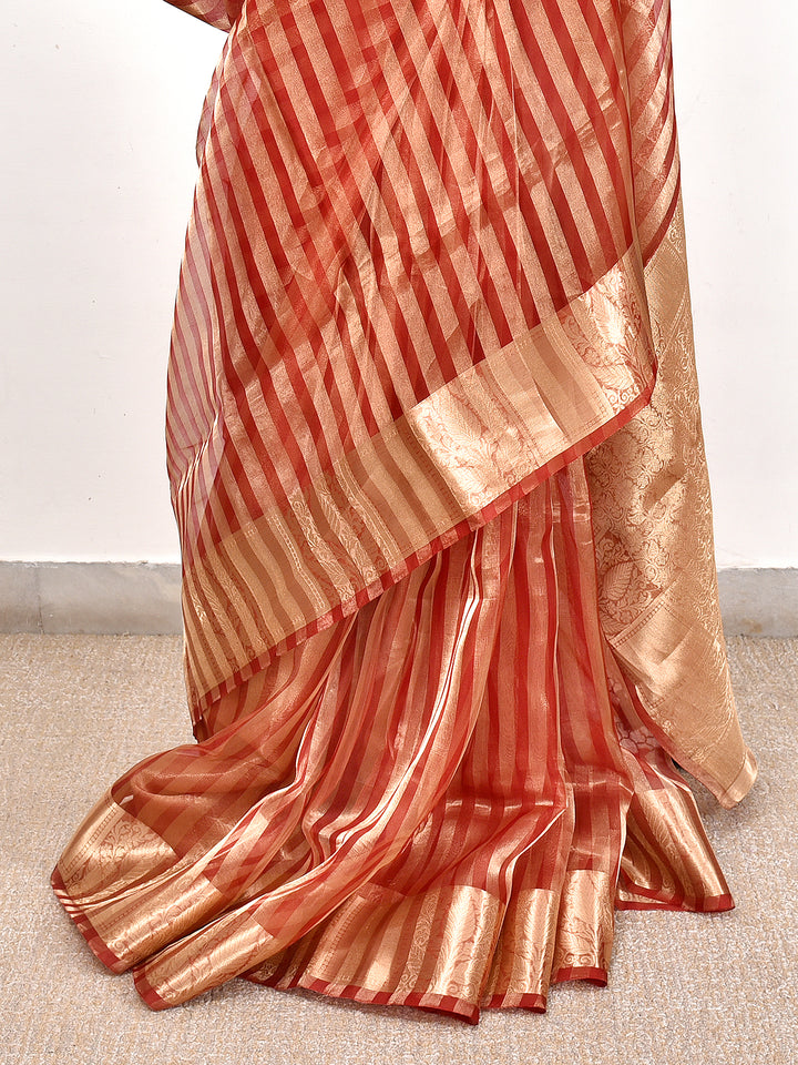 CHAITALI : BANARASI TISSUE CHINIYA KATAN SILK SAREE