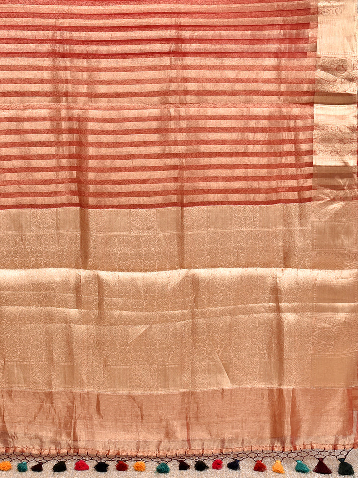 CHAITALI : BANARASI TISSUE CHINIYA KATAN SILK SAREE