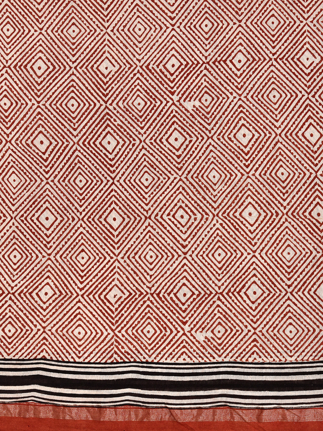 TUPRASA : AJRAKH HANDBLOCK CHANDERI SAREE