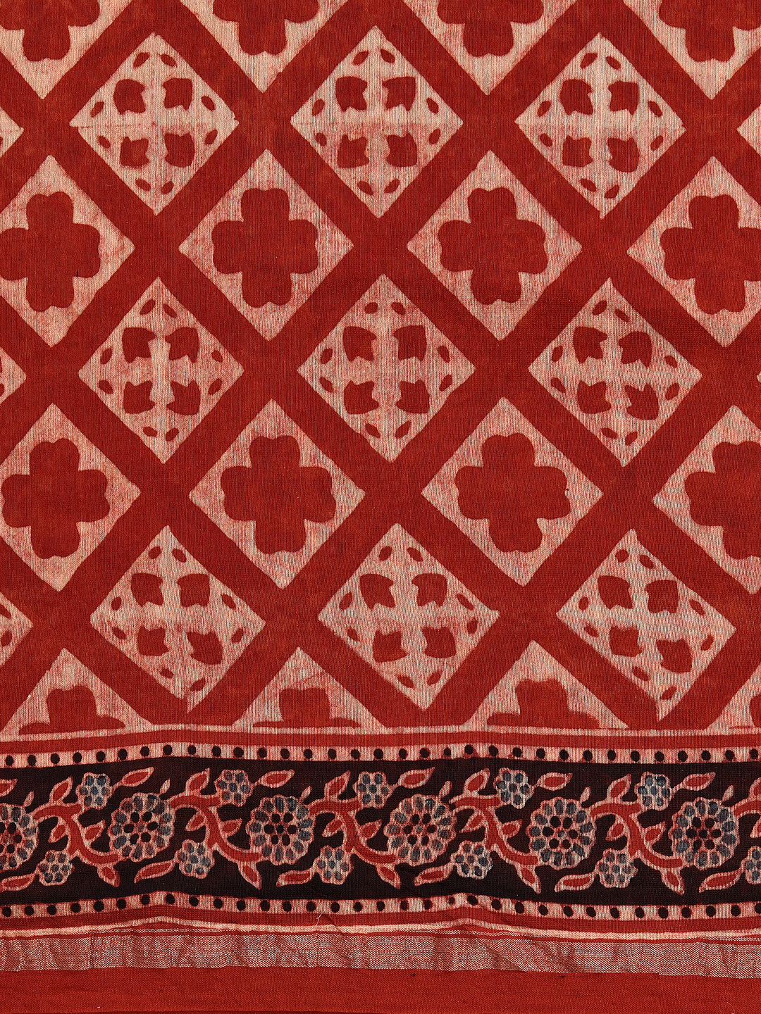 PIYAL : AJRAKH HANDBLOCK CHANDERI SAREE