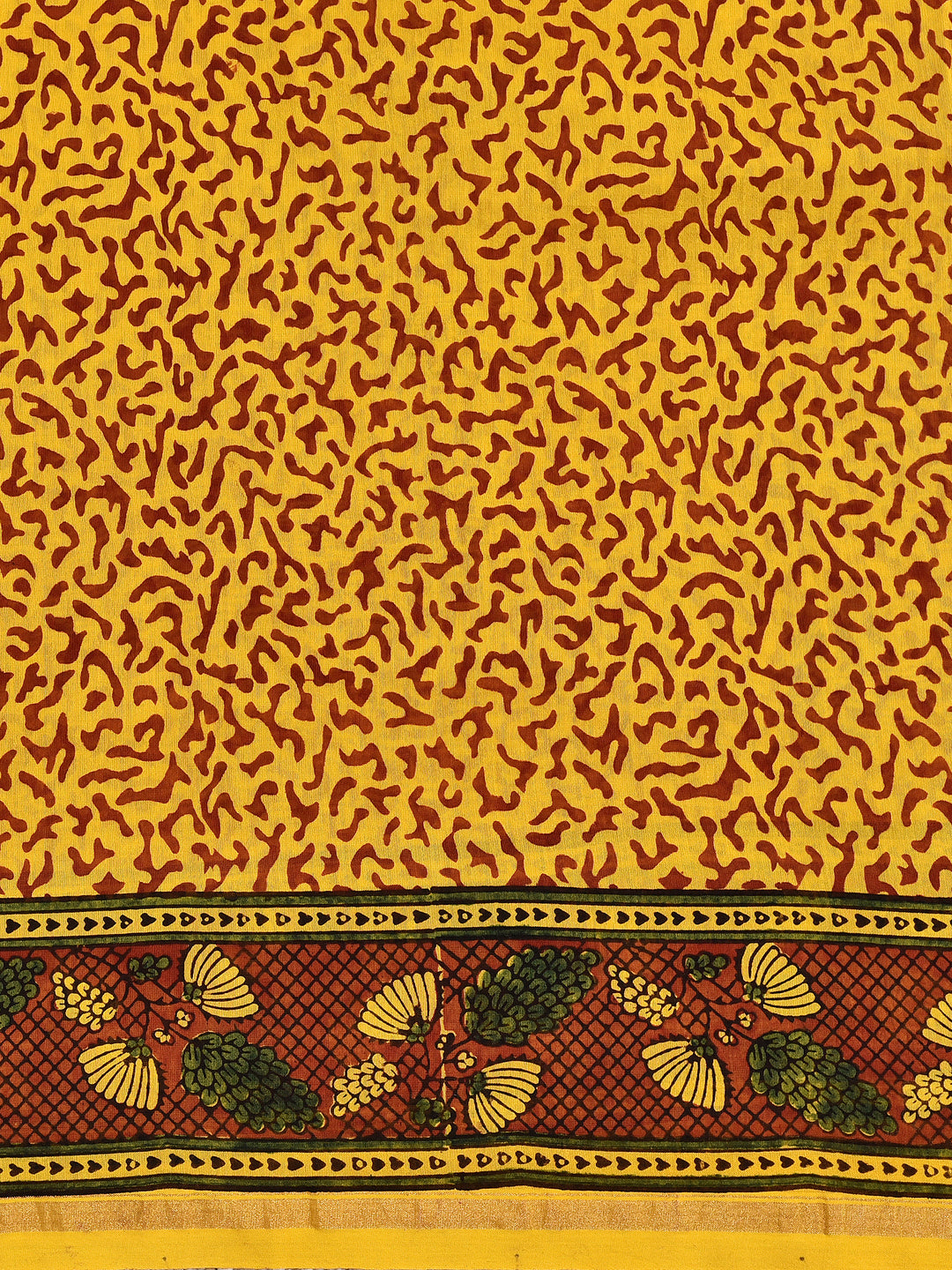 VINILA  : AJRAKH HANDBLOCK CHANDERI SAREE