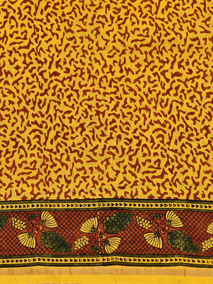 VINILA  : AJRAKH HANDBLOCK CHANDERI SAREE