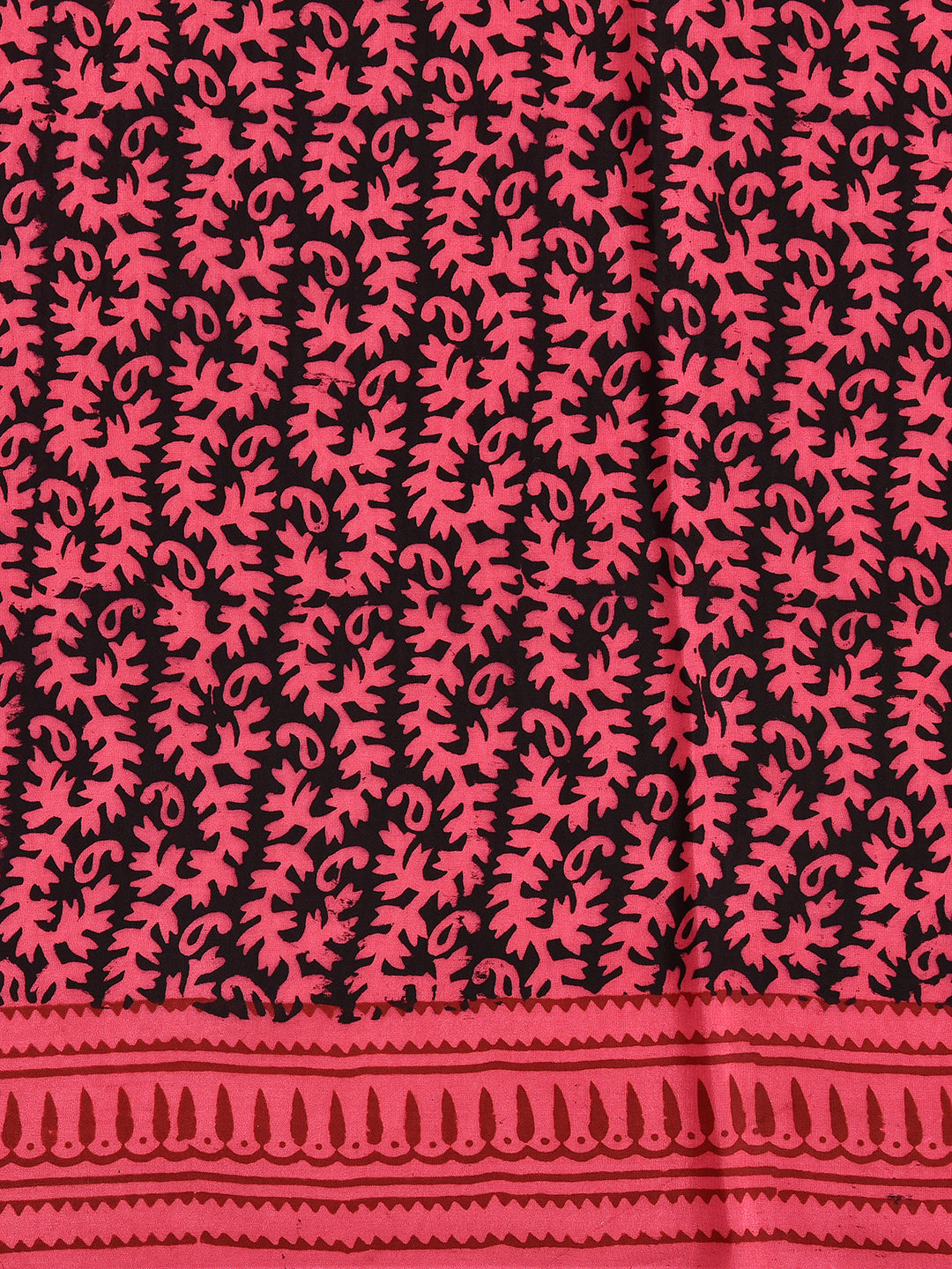 SUKRITA : BAGH HANDBLOCK CREPE SILK SAREE