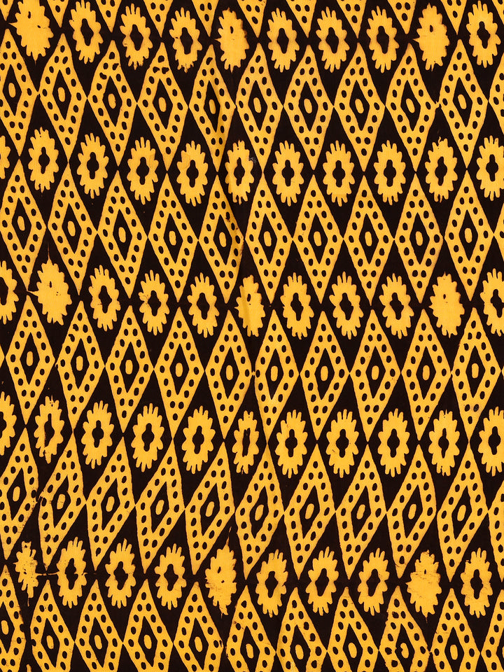 NEKI : BAGH HANDBLOCK CREPE SILK SAREE