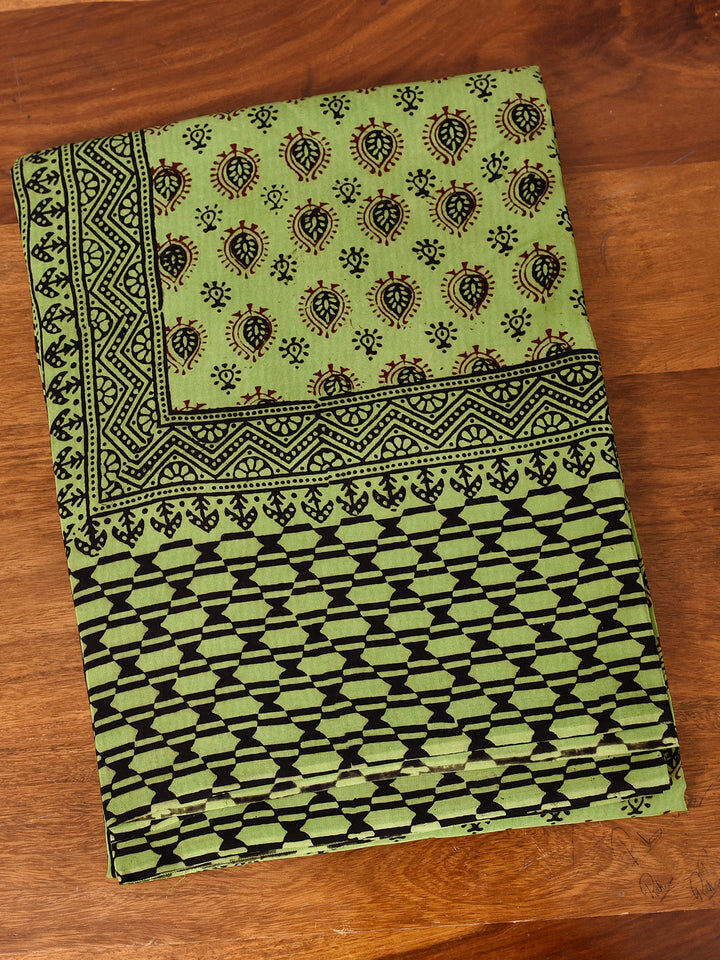 UTUPI : BAGH HANDBLOCK CREPE SILK SAREE