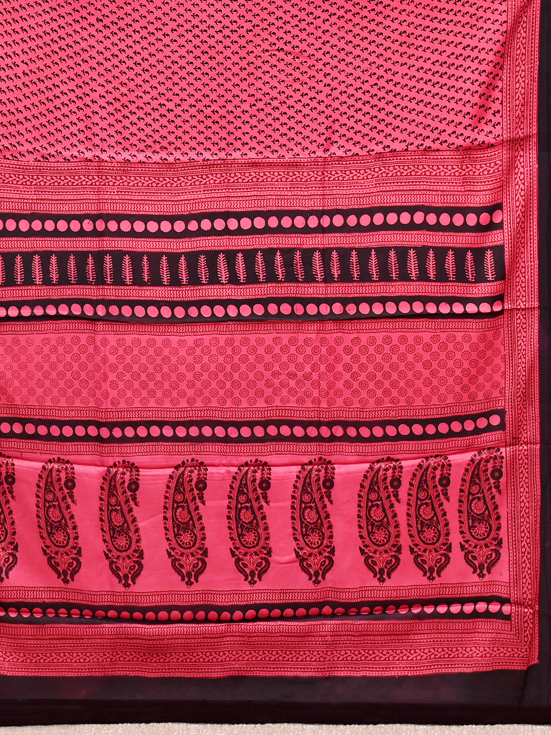 KODINELA : BAGH HANDBLOCK MODAL SILK SAREE