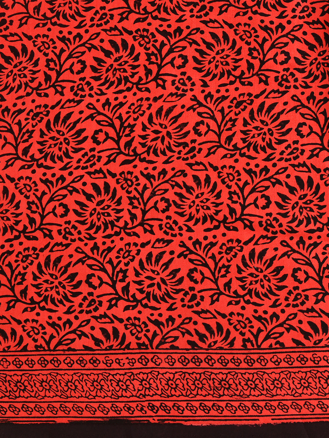 TEJU : BAGH HANDBLOCK MODAL SILK SAREE