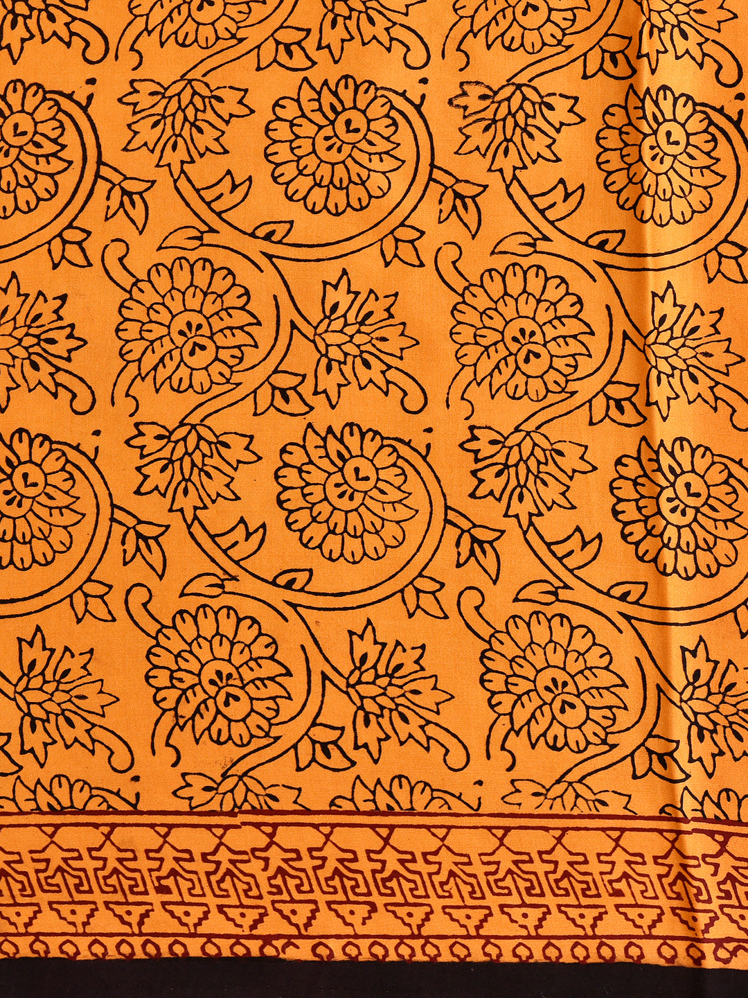 NUKTA : BAGH HANDBLOCK MODAL SILK SAREE