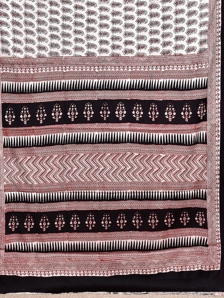 JENNY : BAGH HANDBLOCK MODAL SILK SAREE