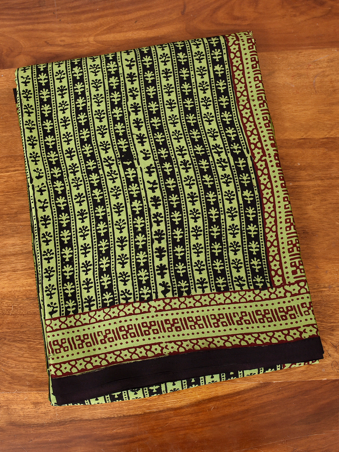 MUNALI : BAGH HANDBLOCK MODAL SILK SAREE