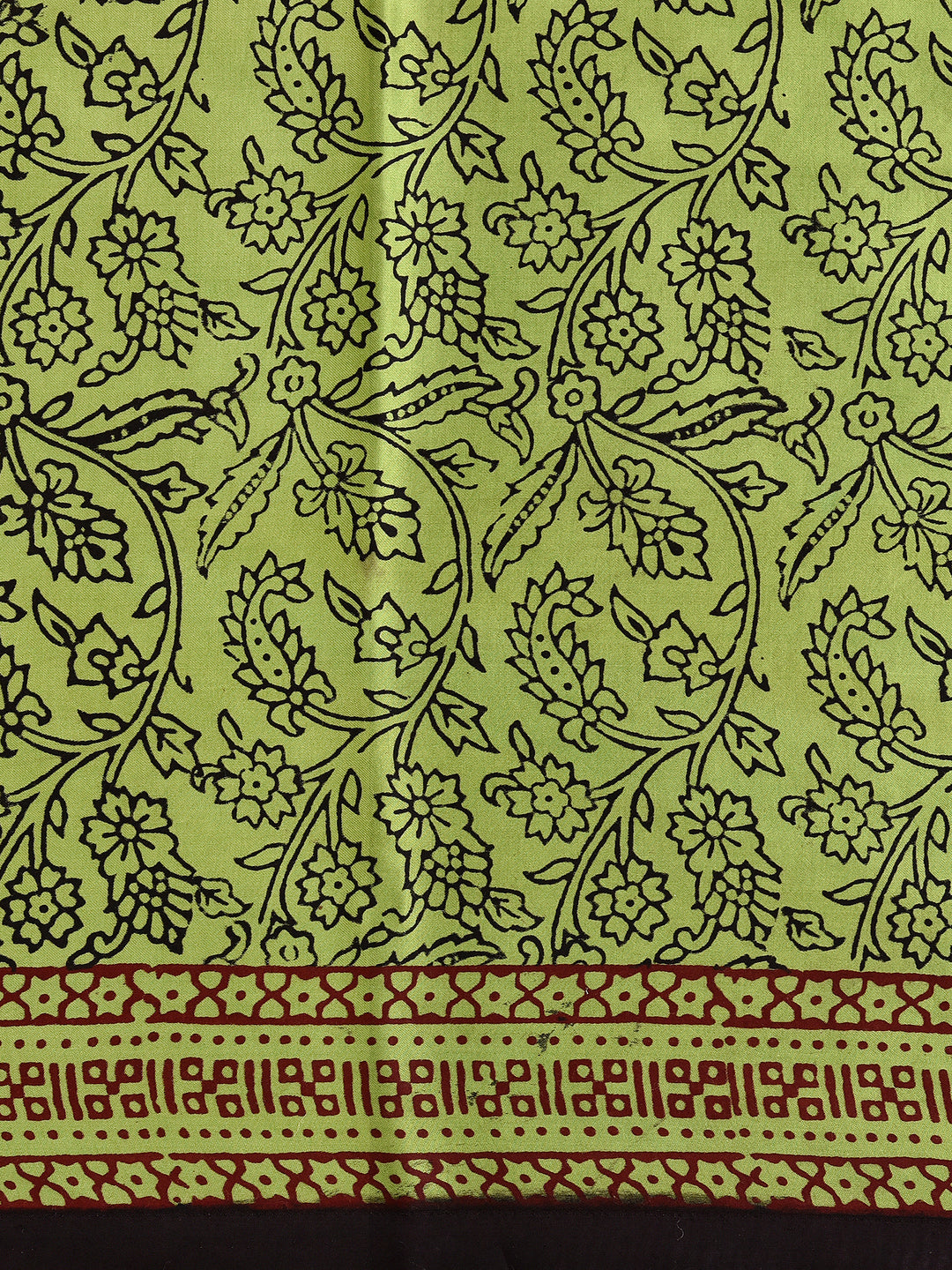 MUNALI : BAGH HANDBLOCK MODAL SILK SAREE