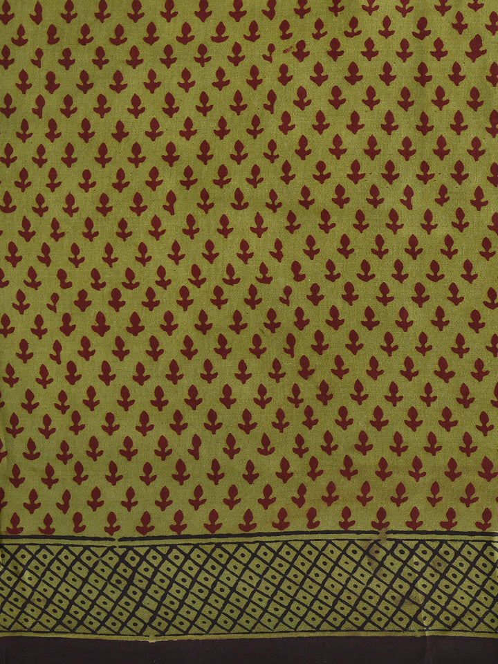 SHYAMALI  : BAGH HANDBLOCK MODAL SILK SAREE