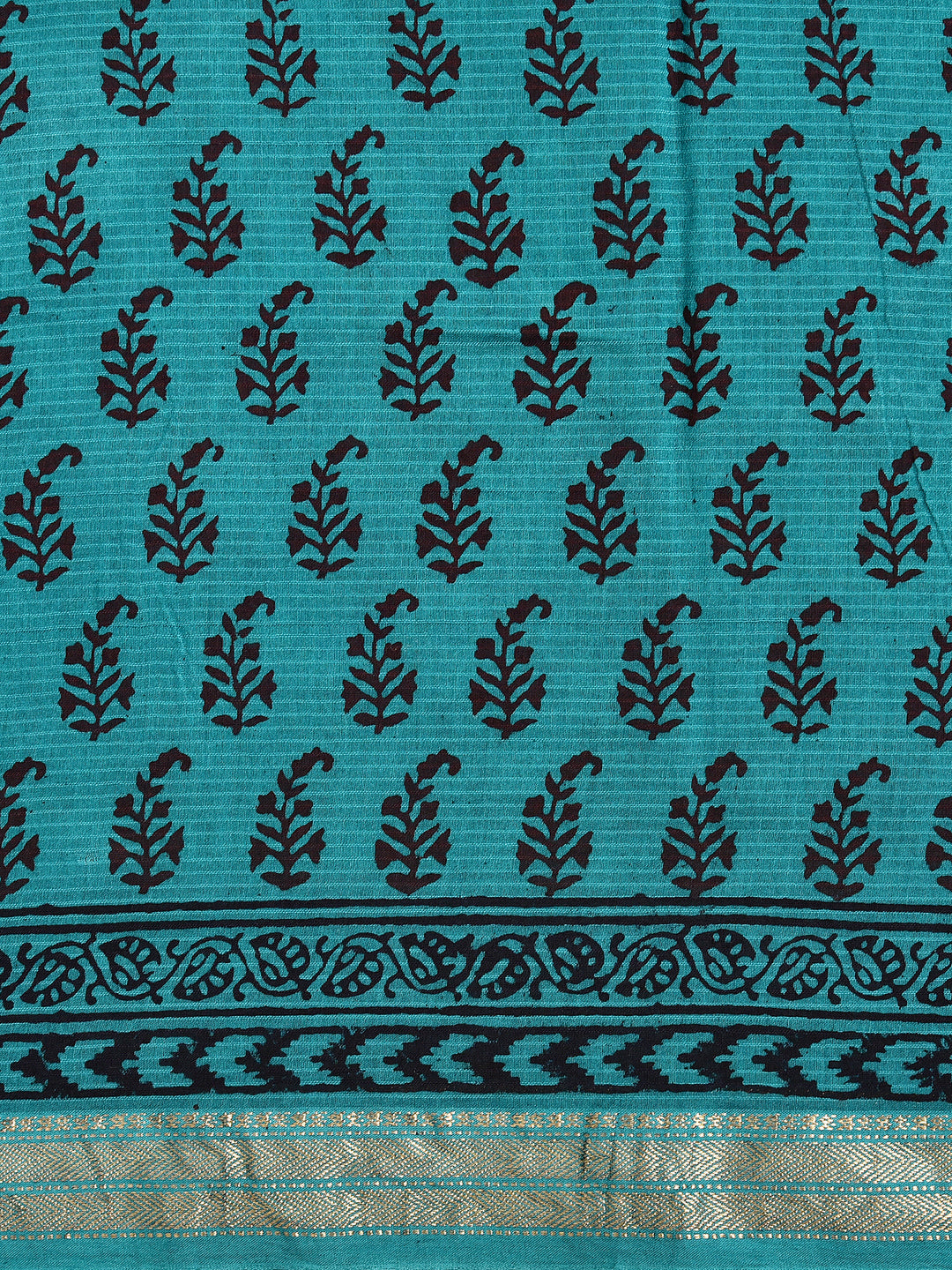 TRUPAKI : BAGH HANDBLOCK MODAL SILK SAREE