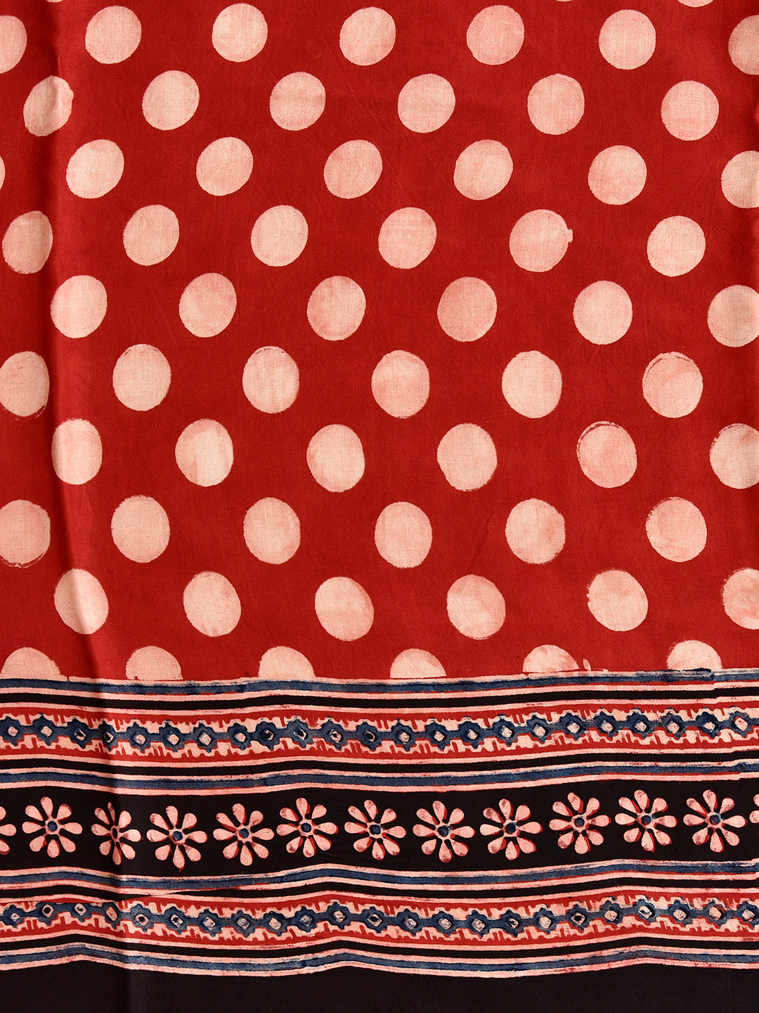 MASTILA : AJRAKH HANDBLOCK MODAL SILK SAREE