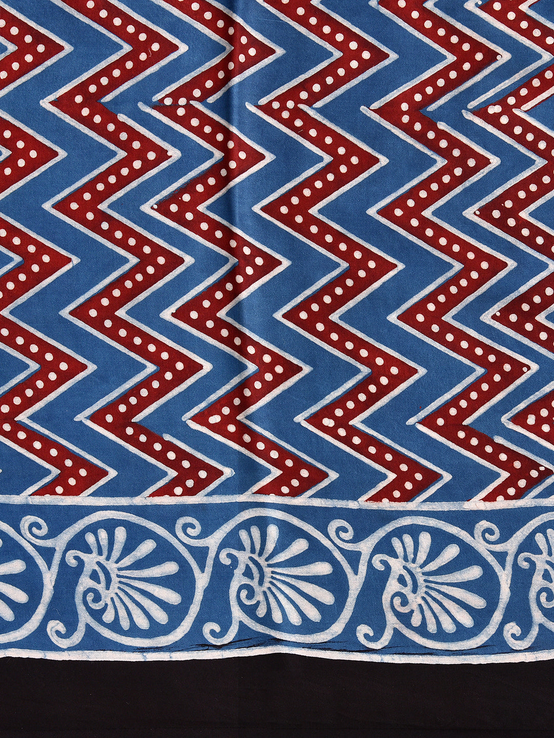 MRUNAI : AJRAKH HANDBLOCK MODAL SILK SAREE