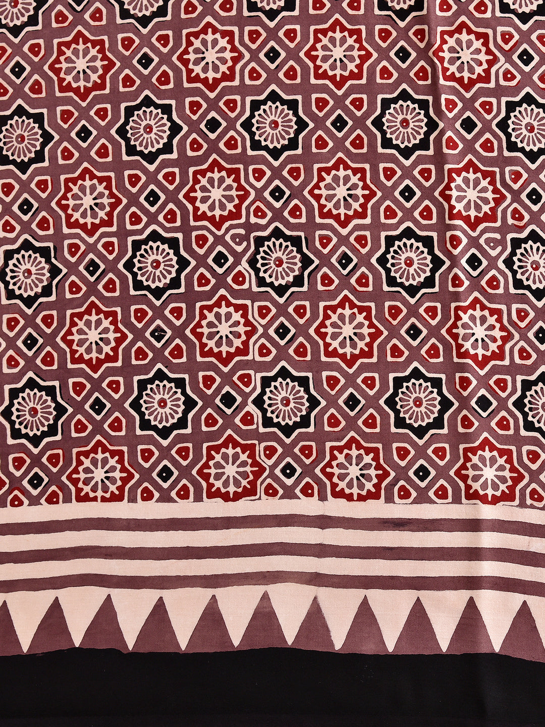 KAULIKA : AJRAKH HANDBLOCK MODAL SILK SAREE