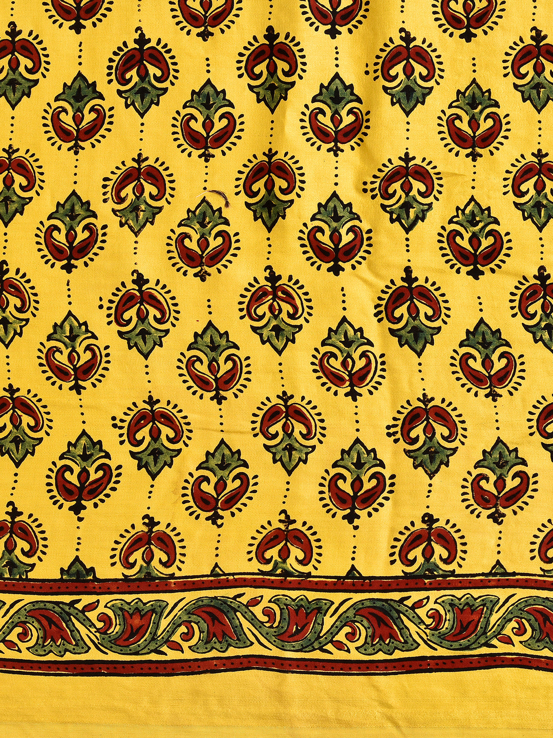 DHEERJA : AJRAKH GHARCHOLA SEMI GAJJI SILK SAREE