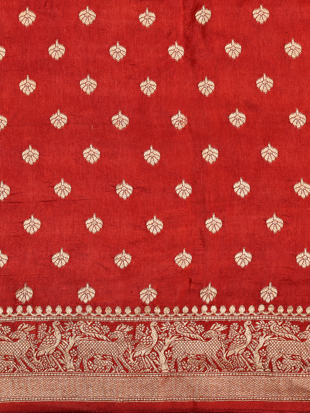 RISHIKA : AJRAKH DOLA SILK SAREE WITH NAKSHI ZARI PALLU