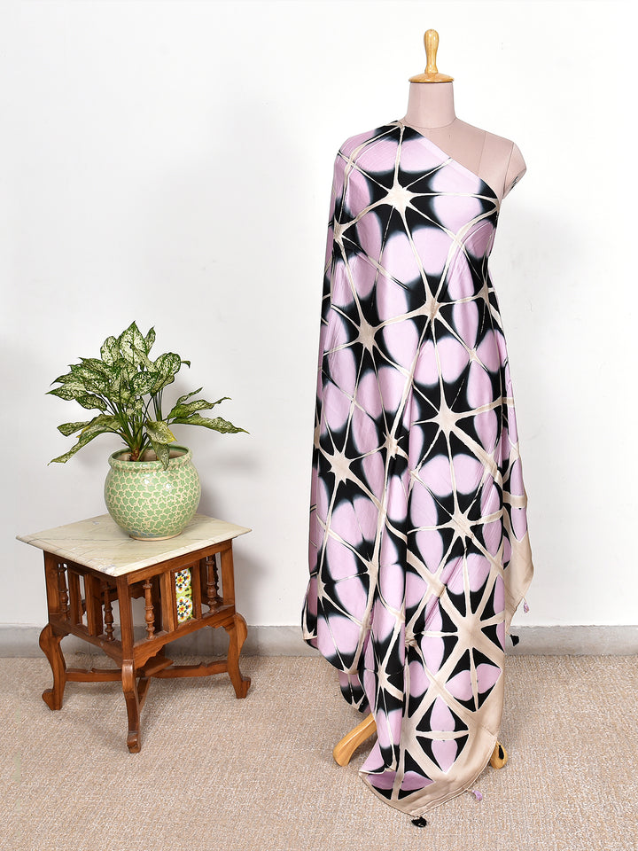 HUNAR : CLAMP DYED MODAL SILK DUPATTA