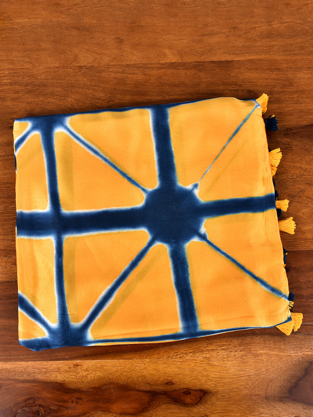 RIHA : CLAMP DYED MODAL SILK DUPATTA