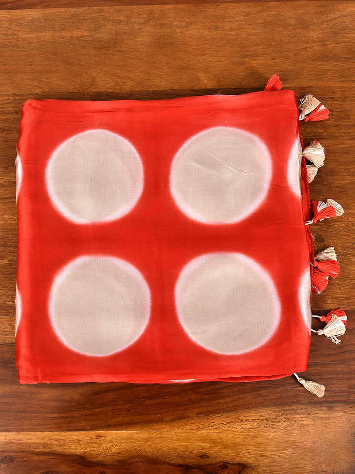 DINSHA : CLAMP DYED MODAL SILK DUPATTA