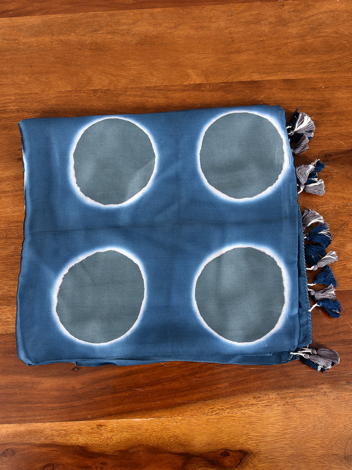 AMELA : CLAMP DYED MODAL SILK DUPATTA