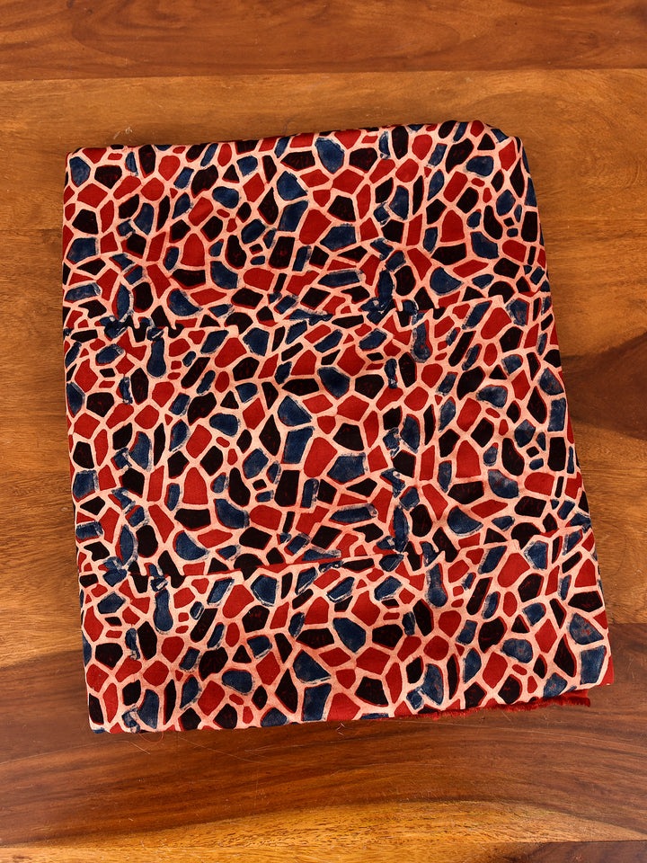XITI  : AJRAKH  MODAL SILK  FABRIC (PER METER)