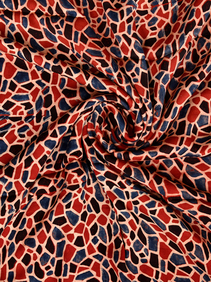 XITI  : AJRAKH  MODAL SILK  FABRIC (PER METER)