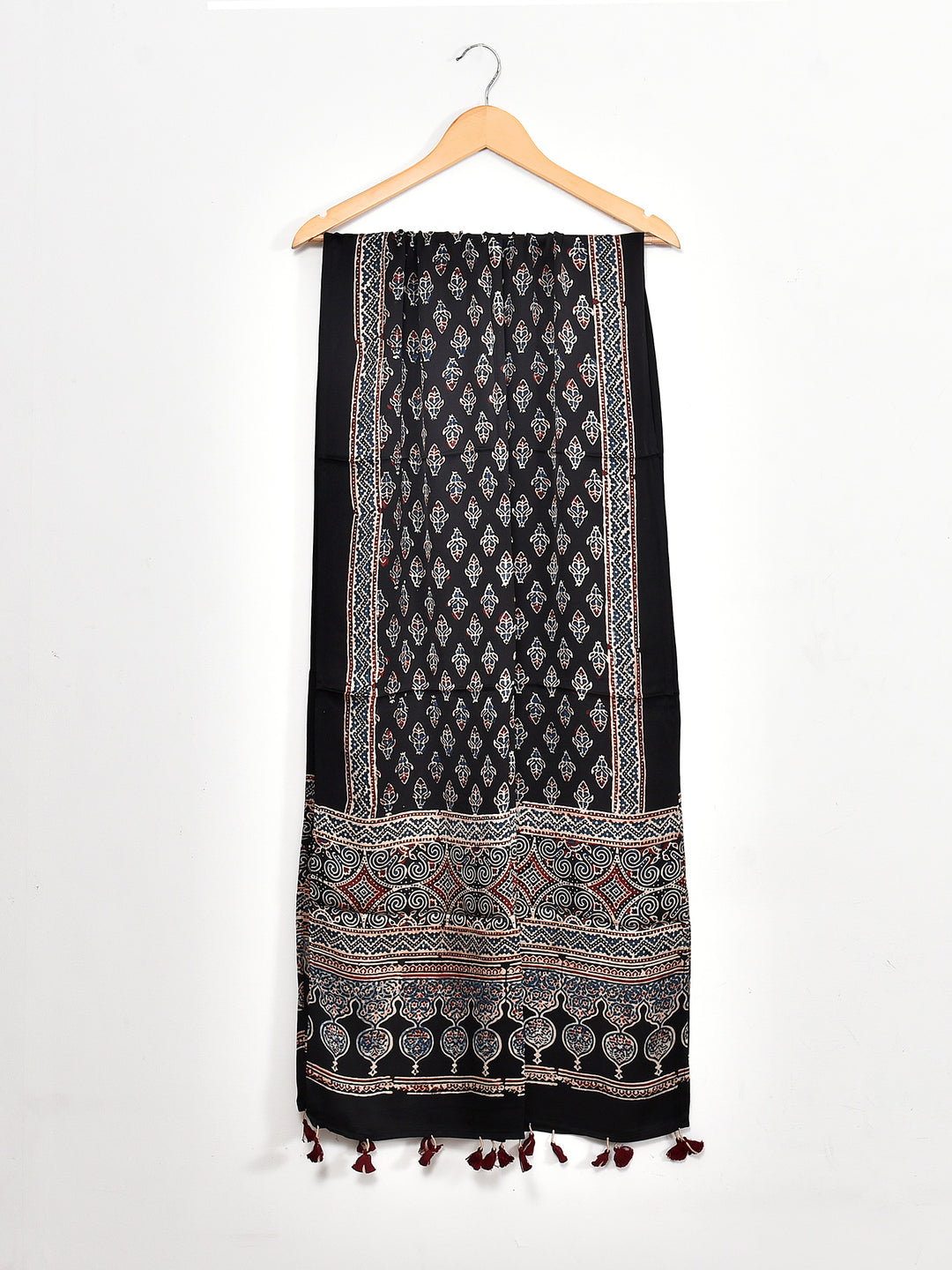 INDRIKA : AJRAKH MODAL SILK STOLE