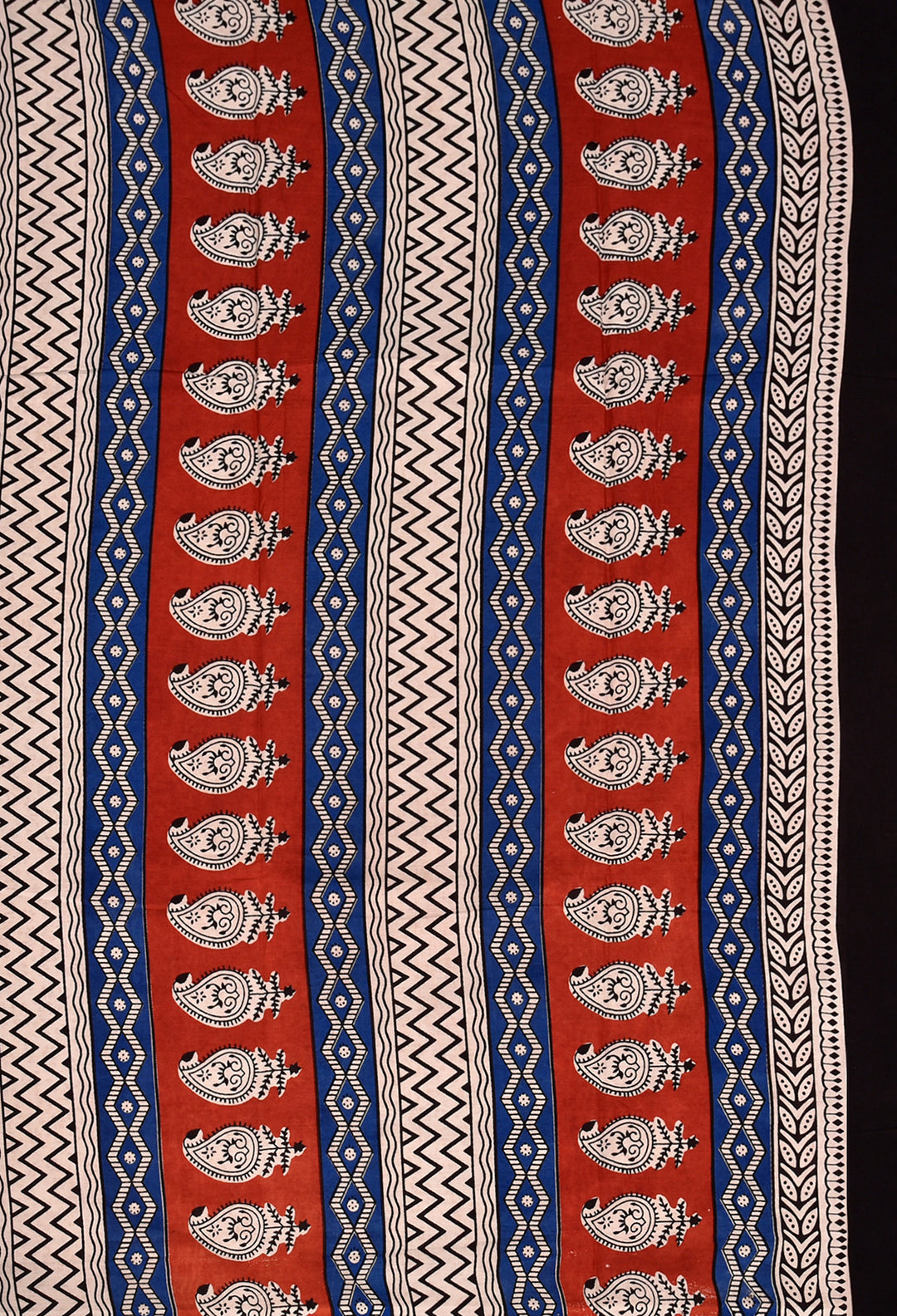 APSARA : COTTON BAGRU HANDBLOCK PRINTED SAREE