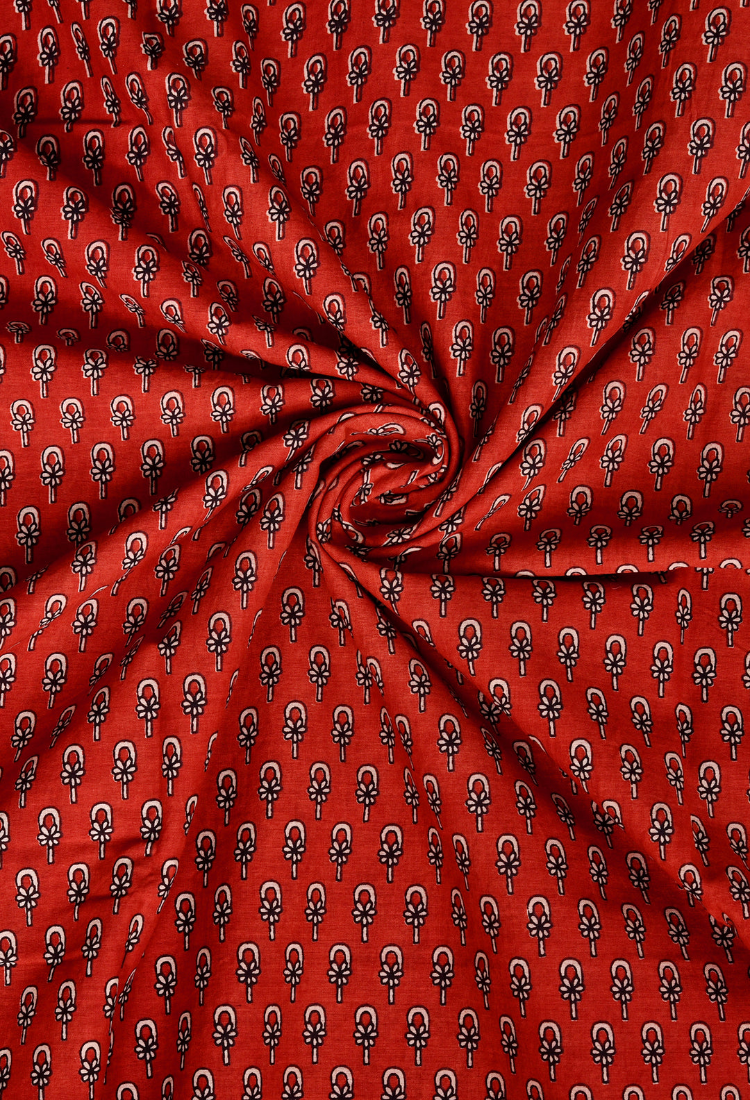 APSARA : COTTON BAGRU HANDBLOCK PRINTED SAREE