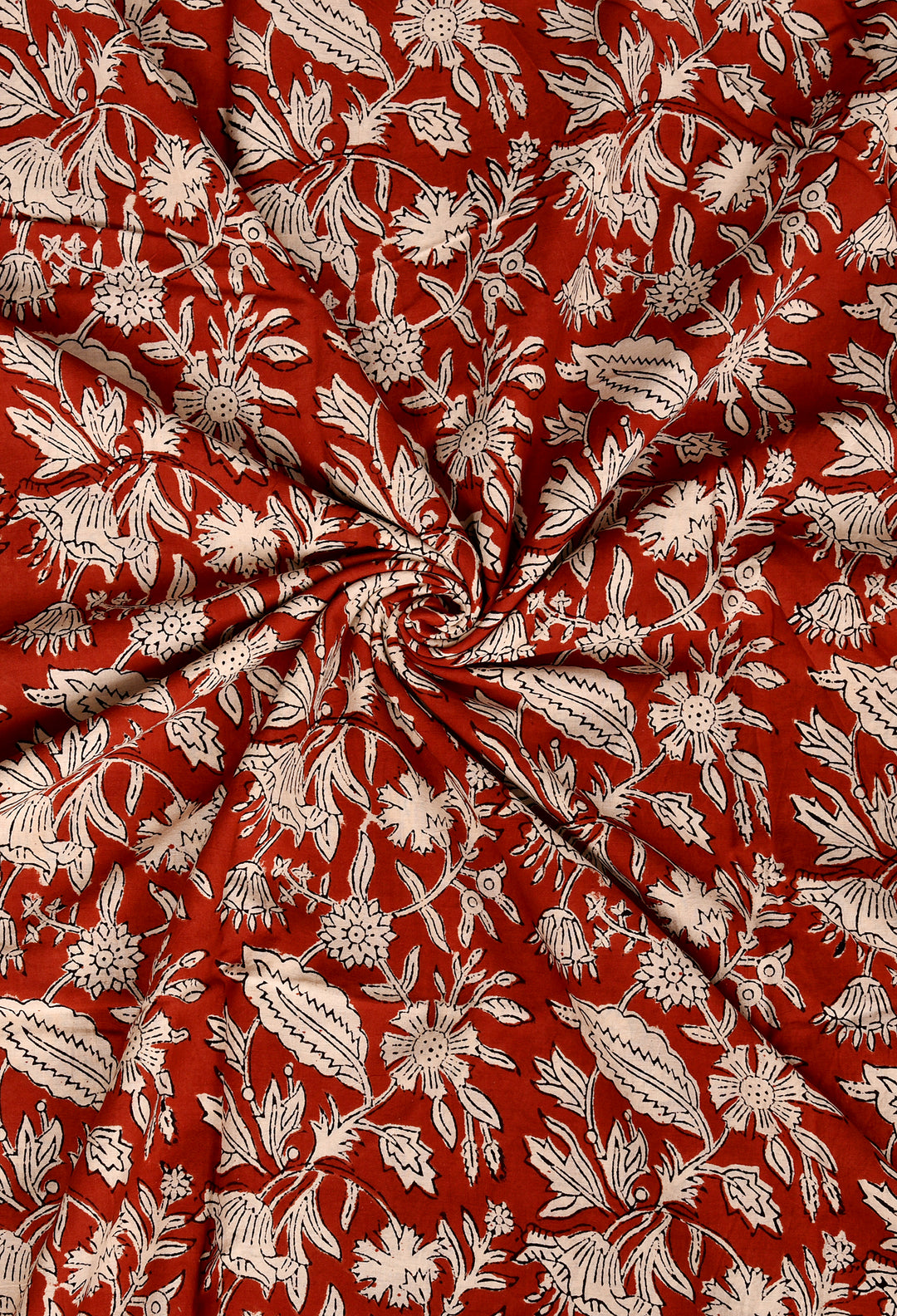 ROLI : COTTON BAGRU HANDBLOCK PRINTED SAREE