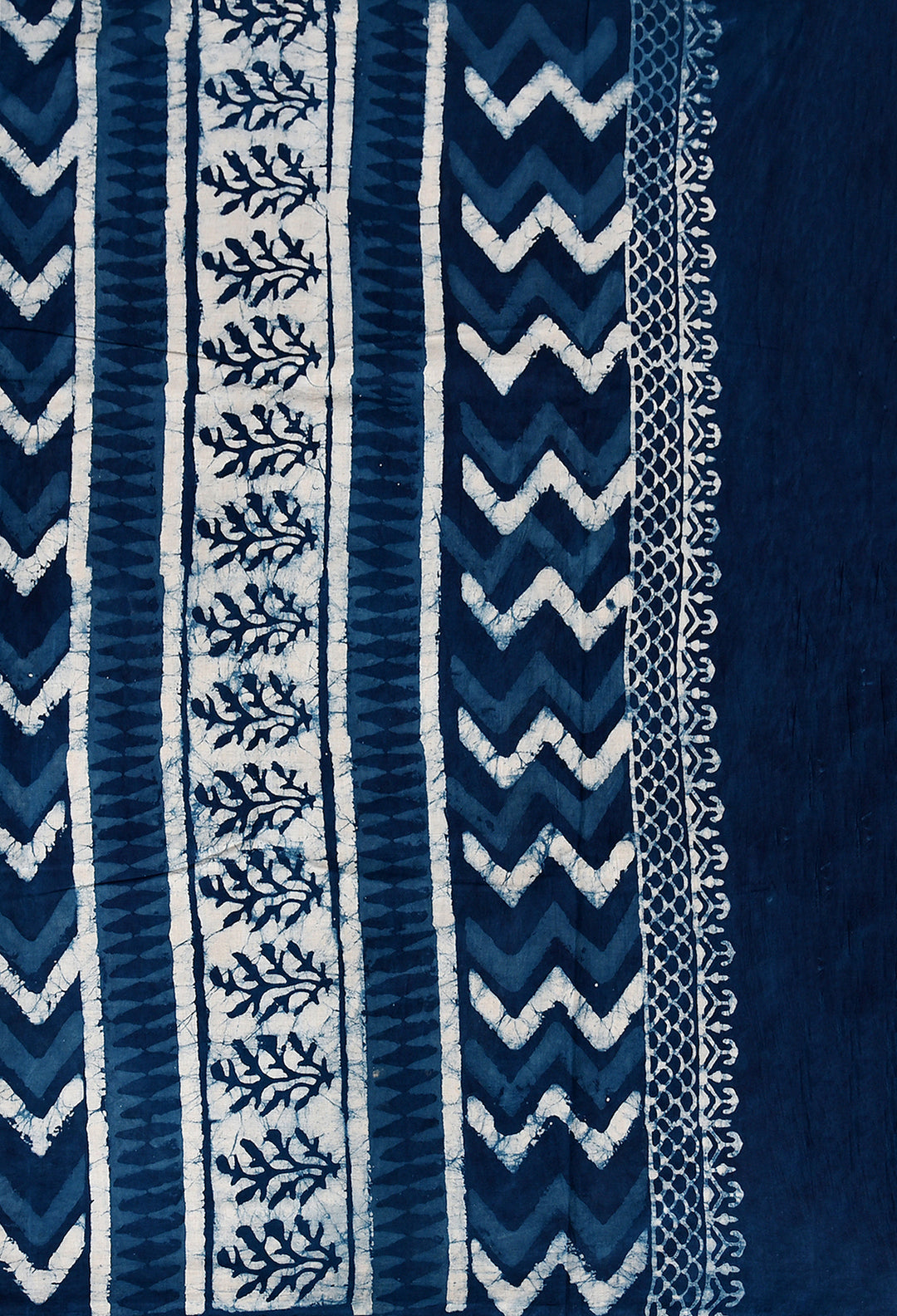 NISTHA : COTTON BAGRU HANDBLOCK PRINTED SAREE