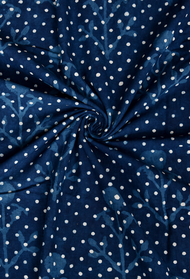 NISTHA : COTTON BAGRU HANDBLOCK PRINTED SAREE