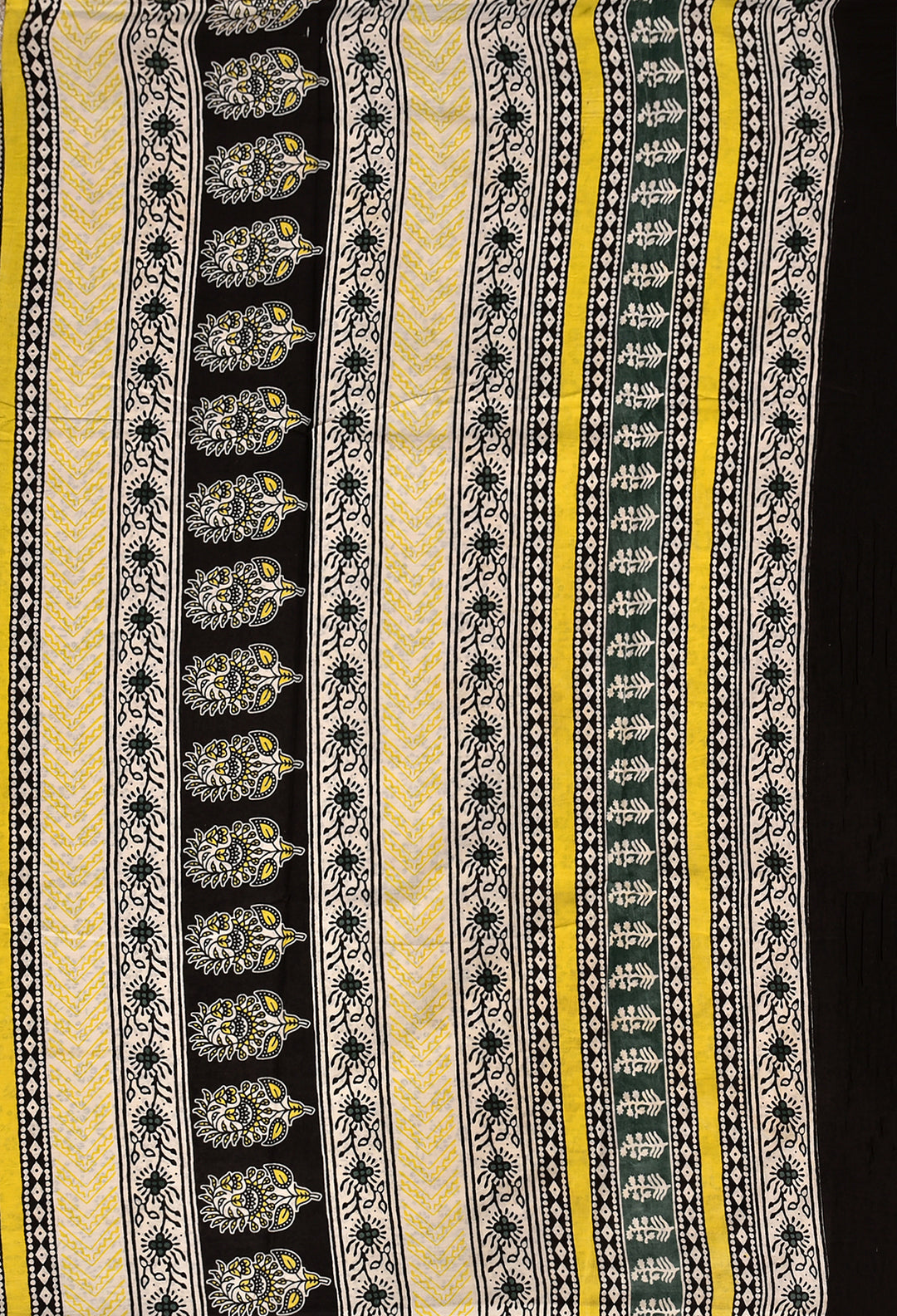 MANJU  : COTTON BAGRU HANDBLOCK PRINTED SAREE