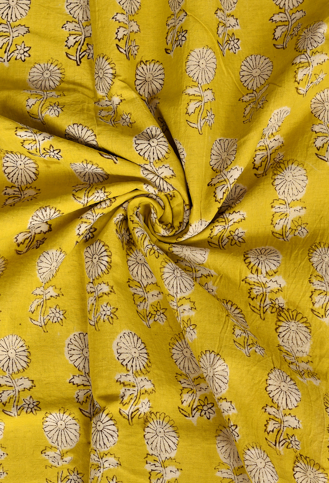 MURAL : COTTON BAGRU HANDBLOCK PRINTED SAREE